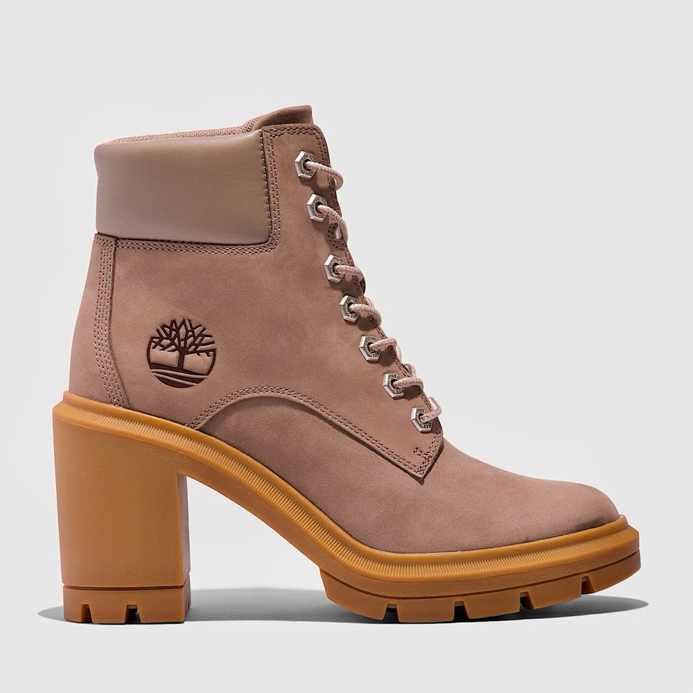 NWT Timberland Allington Heights 6 Inch Lace Up Boot in Women’s Size 8 US, Taupe